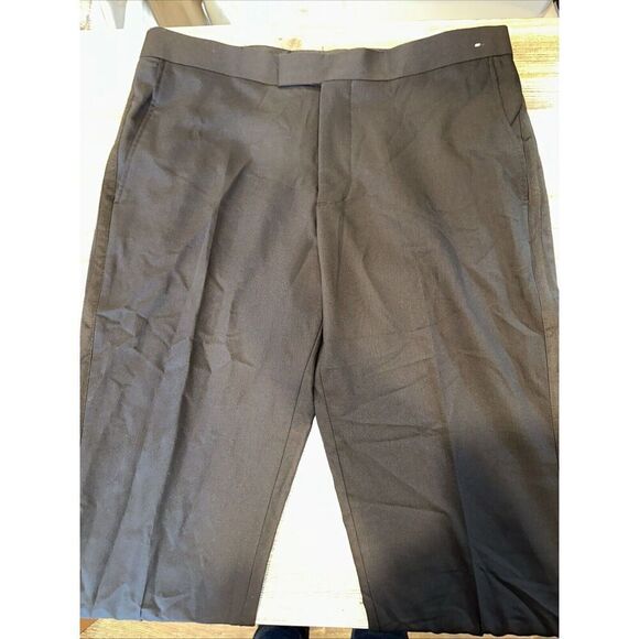 Nordstrom Rack Trim Fit Dress Pants. Size 36x37. Raw Hem Black. NWOT. T - Picture 1 of 10